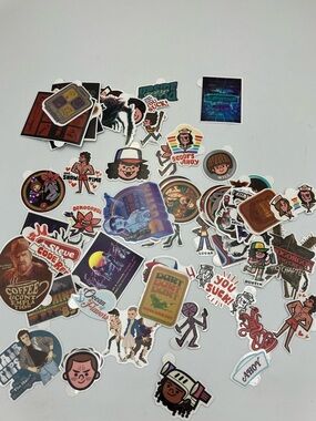 Stranger Things Assorted Multicolor Sticker Collection 30+ Pack